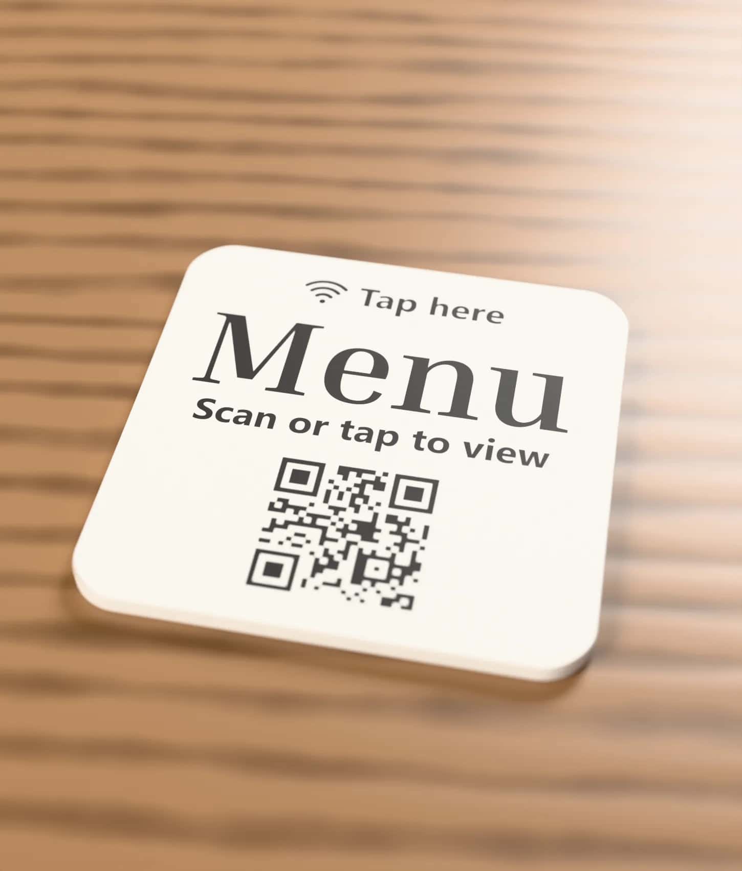 Menu NFC Plate — Small