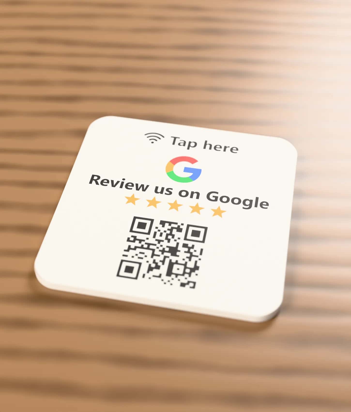 Google Review NFC Plate — Small