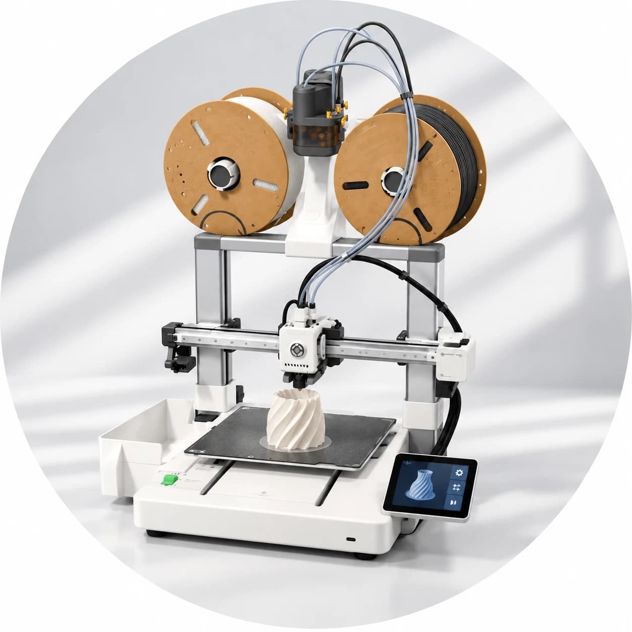 A custom 3D printed piece